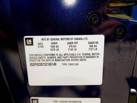 2002 Pontiac Firebird Trans Am