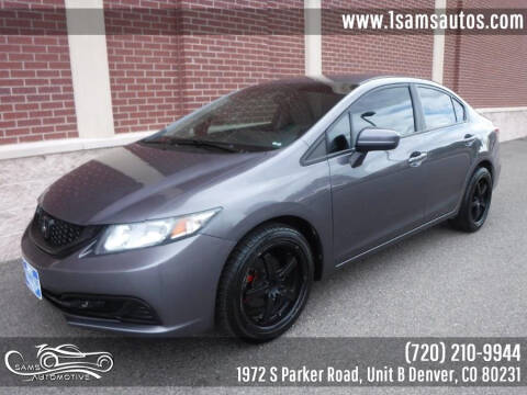 2015 Honda Civic for sale at SAM'S AUTOMOTIVE in Denver CO
