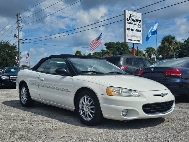 2002 Chrysler Sebring for sale at JOHNS AUTO SALES LLC in Apopka, FL