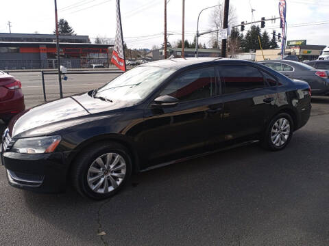 2012 Volkswagen Passat for sale at Bonney Lake Used Cars in Puyallup WA