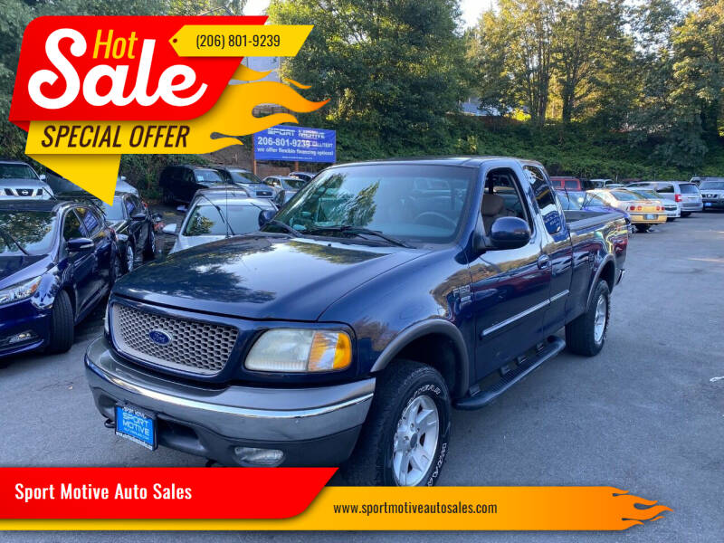 2003 Ford F-150 for sale at Sport Motive Auto Sales in Seattle WA