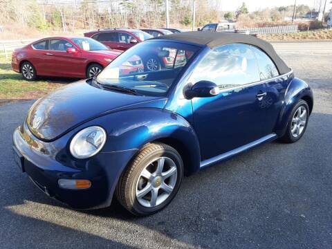 2004 Volkswagen New Beetle Convertible for sale at Cappy's Automotive in Whitinsville MA