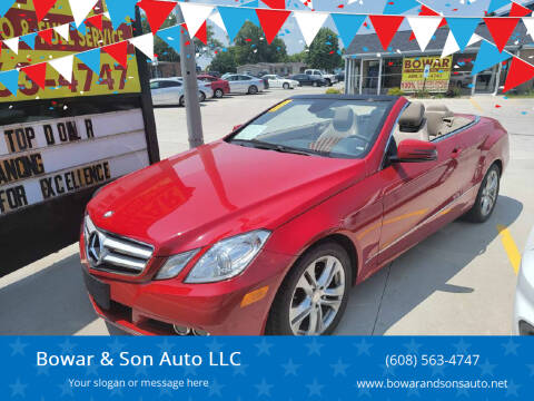 2011 Mercedes-Benz E-Class for sale at Bowar & Son Auto LLC in Janesville WI