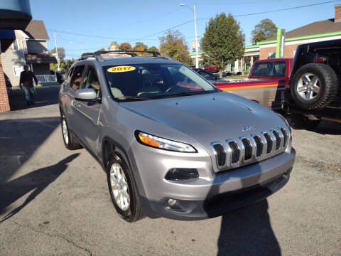 2017 Jeep Cherokee for sale at BELLEFONTAINE MOTOR SALES in Bellefontaine OH