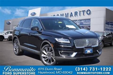 2019 Lincoln Nautilus for sale at NICK FARACE AT BOMMARITO FORD in Hazelwood MO