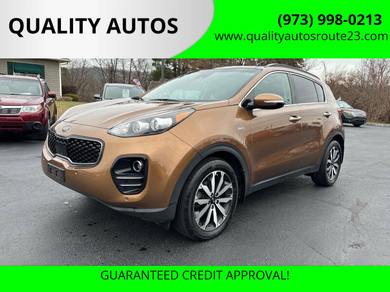 2018 Kia Sportage for sale at QUALITY AUTOS in Hamburg NJ