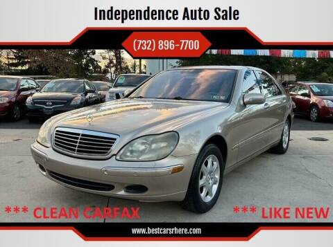 2001 Mercedes-Benz S-Class for sale at Independence Auto Sale in Bordentown NJ