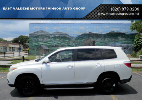 2012 Toyota Highlander for sale at EAST VALDESE MOTORS / VINSON AUTO GROUP in Valdese NC