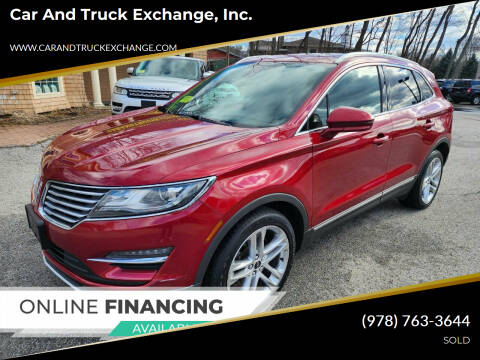 2015 Lincoln MKC for sale at Car and Truck Exchange, Inc. in Rowley MA