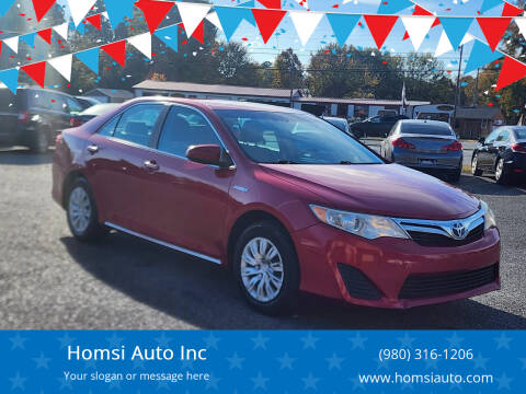 2013 Toyota Camry Hybrid for sale at Homsi Auto Inc in Kannapolis NC