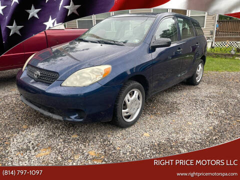 2006 Toyota Matrix for sale at Right Price Motors LLC in Cranberry PA