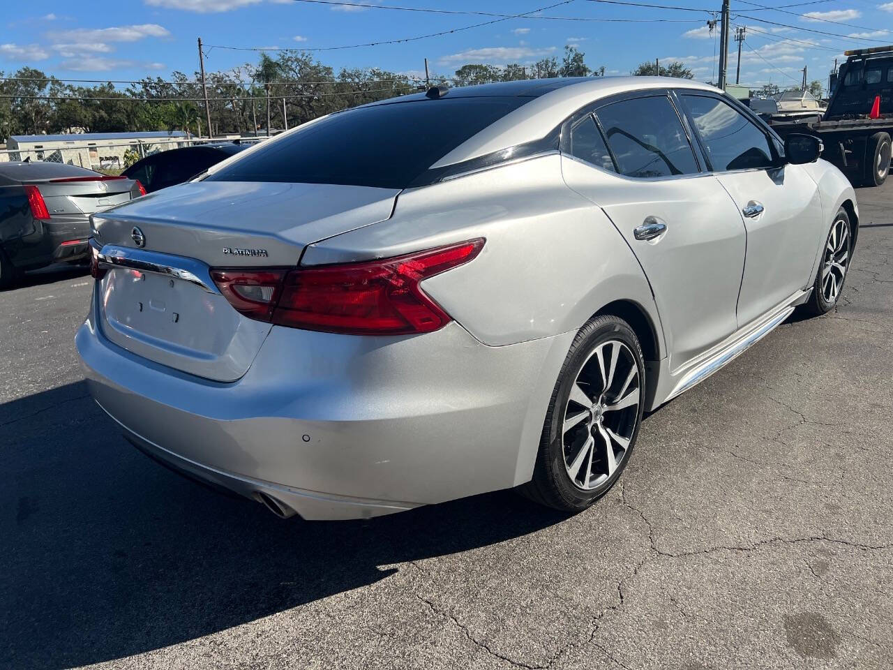 2017 Nissan Maxima for sale at Champa Bay Motors in Tampa, FL