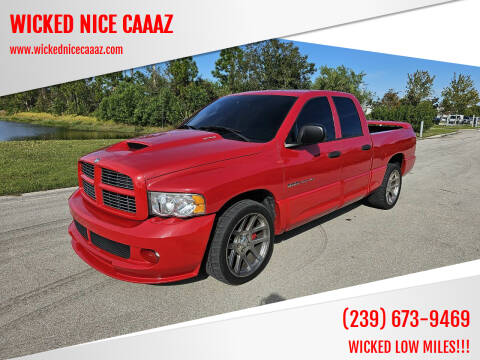 2005 Dodge Ram 1500 SRT-10 for sale at WICKED NICE CAAAZ in Cape Coral FL