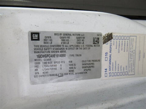 2014 Chevrolet Express 2500