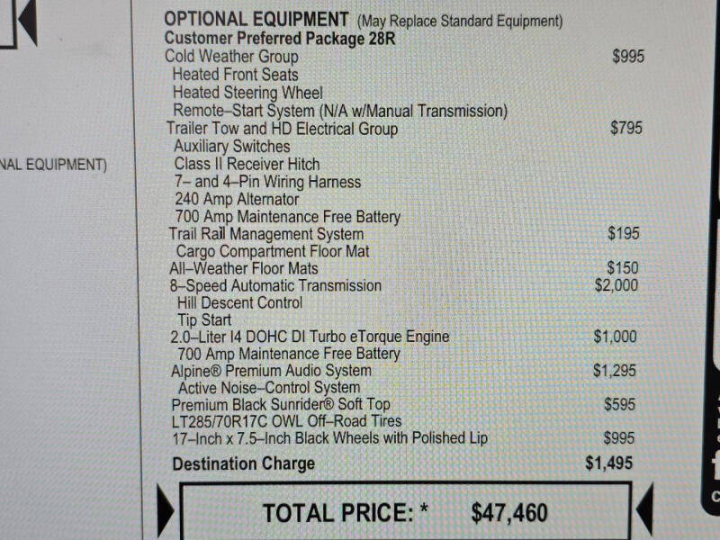 2018 Jeep Wrangler Rubicon