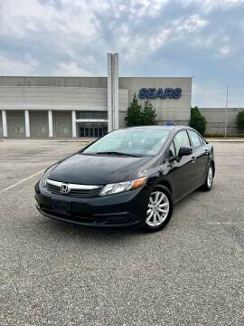 2012 Honda Civic for sale at Xclusive Auto Sales in Colonial Heights VA