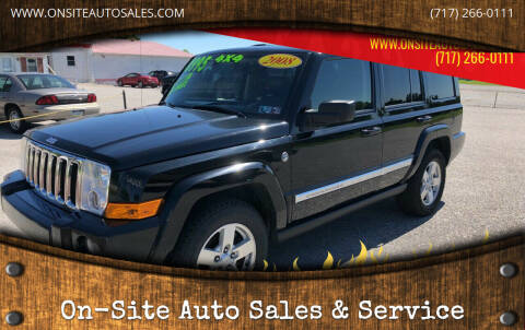 2008 Jeep Commander for sale at On-Site Auto Sales & Service in York PA