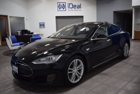 2015 Tesla Model S for sale at iDeal Auto Imports in Eden Prairie MN