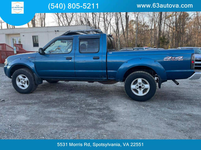 2002 Nissan Frontier for sale at 63 Auto Inc in Spotsylvania, VA