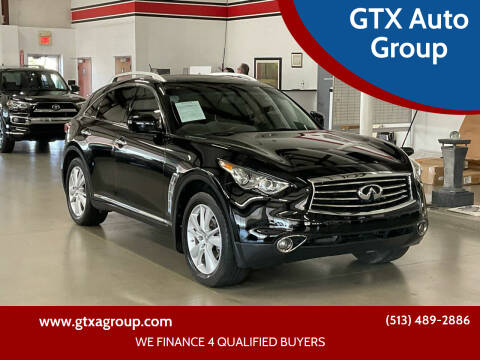 2012 Infiniti FX35 for sale at GTX Auto Group in West Chester OH