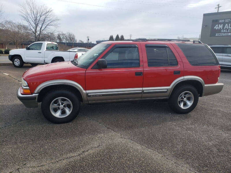 2000 Chevrolet Blazer for sale at 4M Auto Sales | 828-327-6688 | 4Mautos.com in Hickory NC