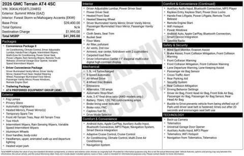 2026 GMC Terrain AT4