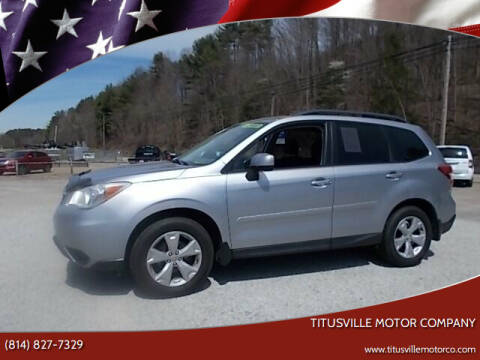 2014 Subaru Forester for sale at Titusville Motor Company in Titusville PA