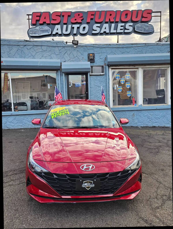 2023 Hyundai Elantra for sale at FAST AND FURIOUS AUTO SALES in Newark NJ