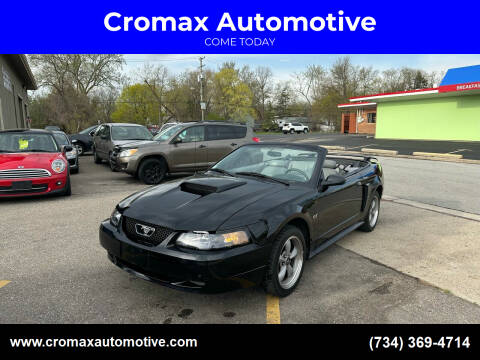 2001 Ford Mustang for sale at Cromax Automotive in Ann Arbor MI