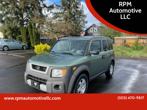 2004 Honda Element for sale at RPM Automotive LLC in Portland OR