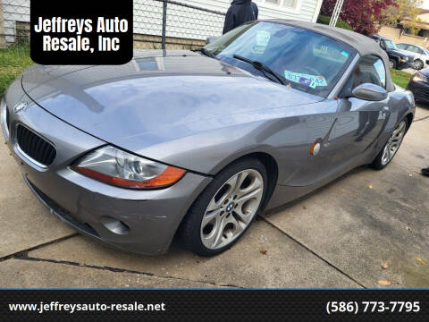 2004 BMW Z4 for sale at Jeffreys Auto Resale, Inc in Clinton Township MI