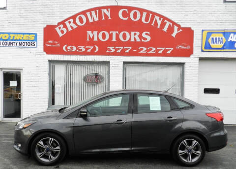 2017 Ford Focus for sale at Brown County Motors in Russellville OH