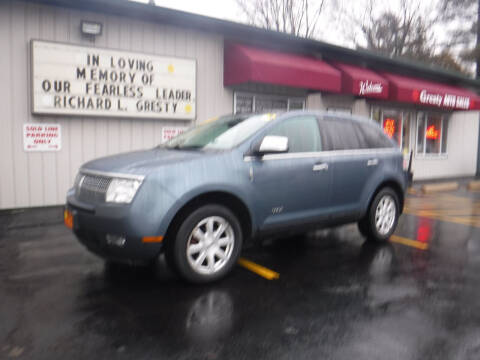 2010 Lincoln MKX for sale at GRESTY AUTO SALES in Loves Park IL