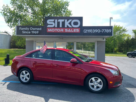 2014 Chevrolet Cruze for sale at SITKO MOTOR SALES INC in Cedar Lake IN