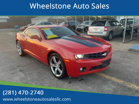 2010 Chevrolet Camaro for sale at Wheelstone Auto Sales in La Porte TX