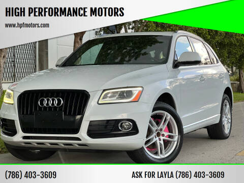 2016 Audi Q5 for sale at HIGH PERFORMANCE MOTORS in Hollywood FL