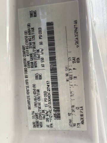 2017 Ford E-Series E-350 SD