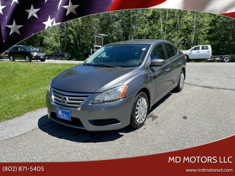 2015 Nissan Sentra for sale at MD Motors LLC in Williston VT