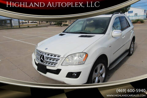 2009 Mercedes-Benz M-Class for sale at Highland Autoplex, LLC in Dallas TX