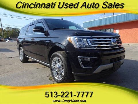 2019 Ford Expedition MAX for sale at Cincinnati Used Auto Sales in Cincinnati OH