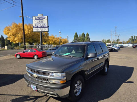 2001 Chevrolet Tahoe for sale at Pacific Cars and Trucks Inc in Eugene OR