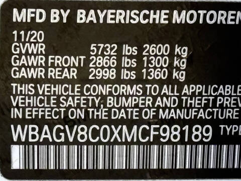 2021 BMW 8 Series M850i xDrive Gran Coupe