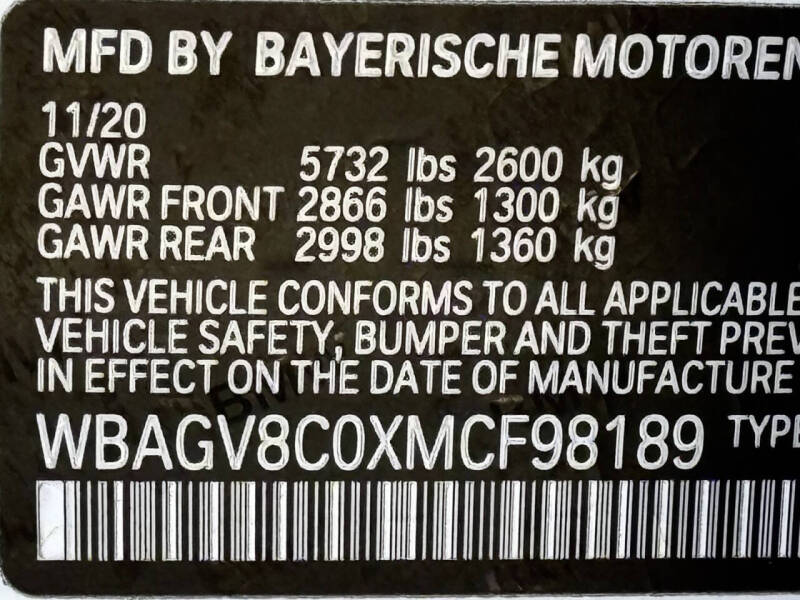 2021 BMW 8 Series M850i xDrive Gran Coupe