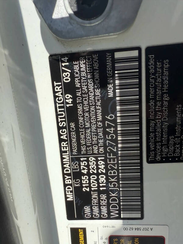 2014 Mercedes-Benz E-Class E 350