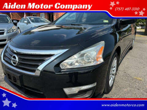 2015 Nissan Altima for sale at Aiden Motor Company in Portsmouth VA