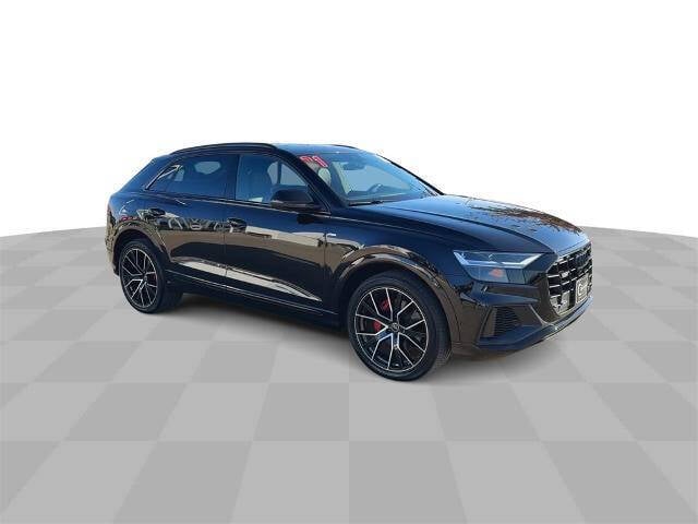 Used 2021 Audi Q8 Premium Plus with VIN WA1EVAF13MD028123 for sale in Waterloo, IA