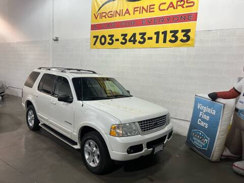 2004 Ford Explorer for sale at Virginia Fine Cars in Chantilly VA