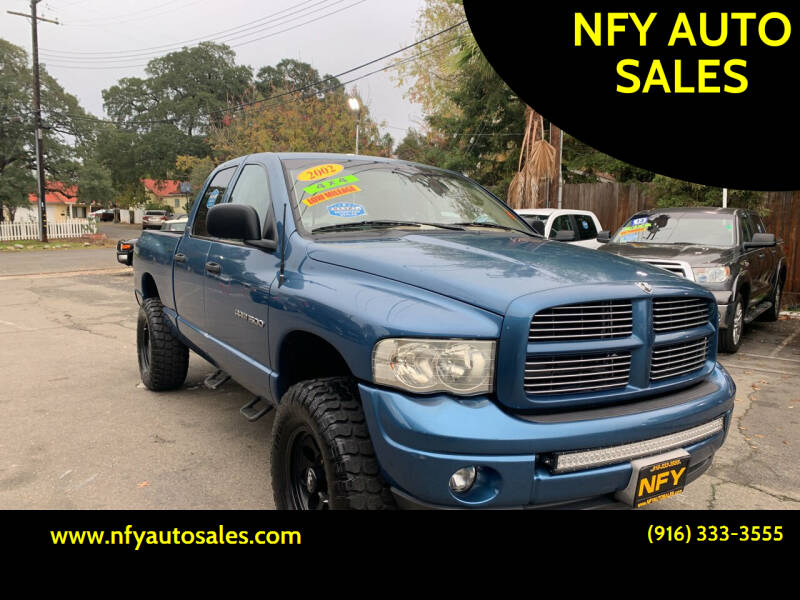 2002 Dodge Ram Pickup 1500 for sale at NFY AUTO SALES in Sacramento CA