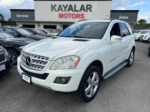 2011 Mercedes-Benz M-Class for sale at KAYALAR MOTORS in Houston TX