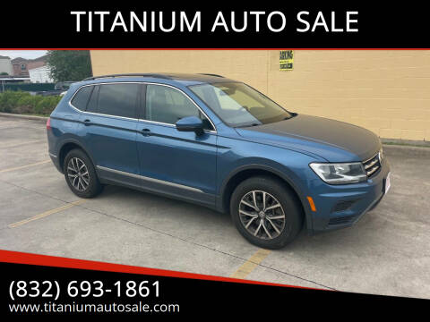 2020 Volkswagen Tiguan for sale at TITANIUM AUTO SALE in Houston TX